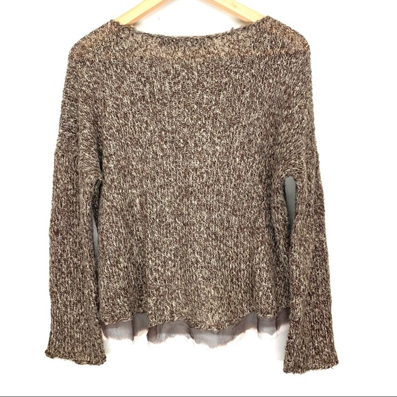Viviana Uchitel Sweater 100% Wool Knit Top - Picture 2 of 6